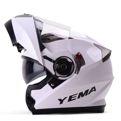 

Yema 925 Motorcycle Helmet With Anti-fog Lens White