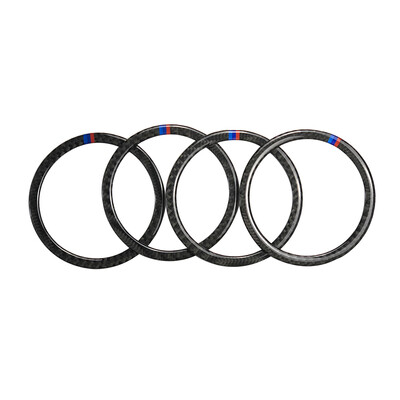 

Carbon Fiber Speaker Sound Ring Cover 4 Pcs Car Door Loudspeaker Decoration Ring Frame Cover Trim For BMW F30F343GT3 Series 201