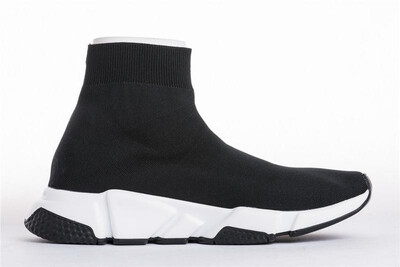 

2018 Luxury Brand Designer Shoes Speed Trainer Black Red Mr Porter Triple Black Flat Fashion Socks Boots Sneaker Speed Trainer Run