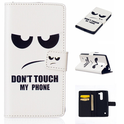 

Eye Design PU Leather Flip Cover Wallet Card Holder Case for LG Magna H502