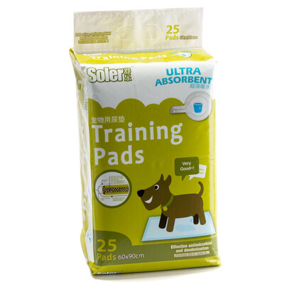 

Shule soler pet urine pad diapers 60 90CM 25 tablets