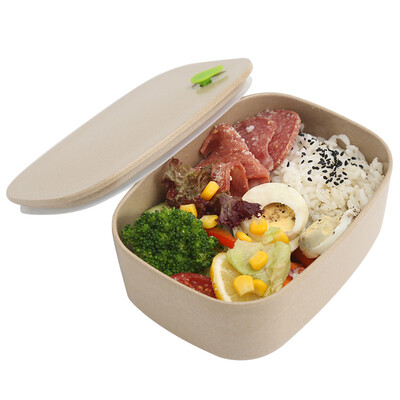 

Double gun Suncha lunch box portable rice husk box high temperature is not hot lunch box DH7181
