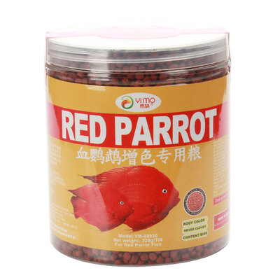 

Yi Meng blood parrot increased color special fish food tropical fish feed fish pellets in the pellets 320g