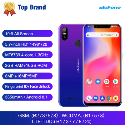 

Ulefone S10 Pro Mobile Phone 57 HD 199 2GB RAM 16GB ROM 16MP Android 81 MT6739WA Quad Core Face Unlock 4G Smartphone