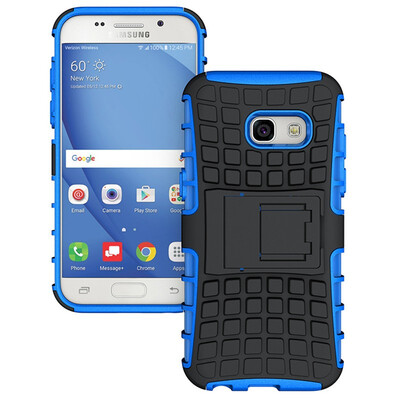 

Fivice Samsung A3 2017 Case TPU anti-fall tire pattern back clip bracket phone case