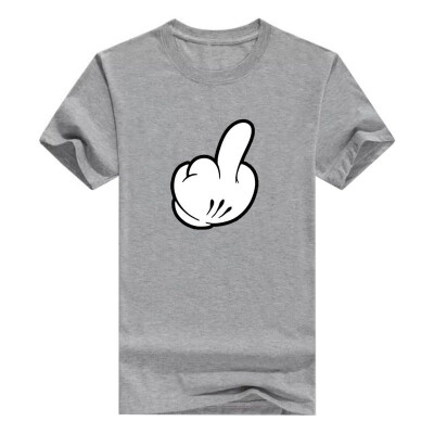 

Cartoon Finger T-Shirt vulgar Rude Humor Mens T-Shirt