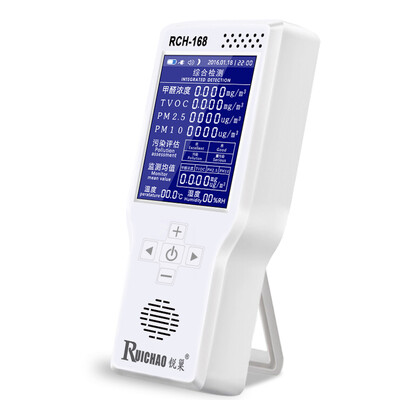 

Rui Na measuring formaldehyde detection equipment ten fog haze PM25 air detection instrument box home dry&humidity temperature tester enhanced version