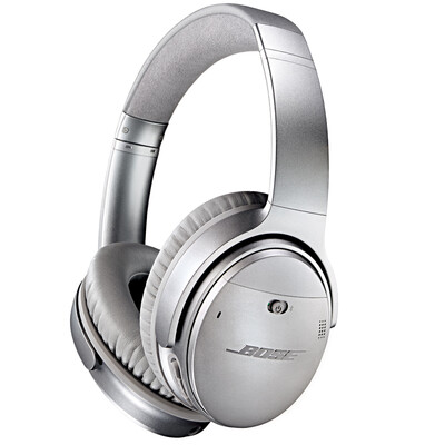 

Bose QuietComfort 35 беспроводная гарнитура - серебро QC35 шумоподавления наушники гарнитуры Bluetooth гарнитуры Bluetooth гарнитура
