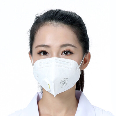 

Green Chi professional protective masks 10 only installed dust PM25 particles fog haze formaldehyde dust exhaust odor with breathing valve ear wearing folding masks limited