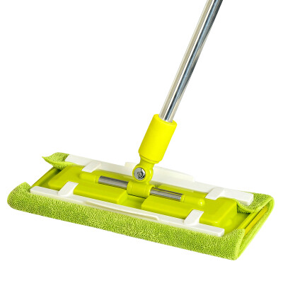 

The United States Tim Leijia Pattaya large flat mop retractable stainless steel rod clamp towel ultrafine fiber flat drag mop with a piece of cloth MTL-PT007