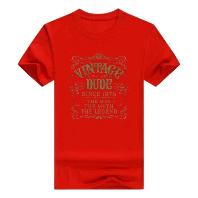 

42nd Birthday Shirt Vintage Dude 1976 Birthday Gift Tshirt