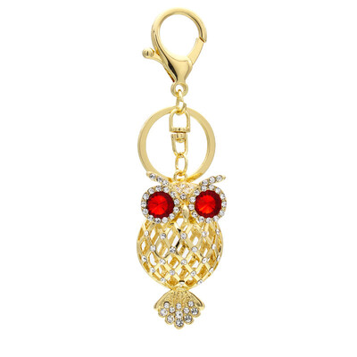 

Crystal Piercing Owl Charms Twinkle Night Owls Phone Case Straps Shining Rhinestones Keychain Glittered Diamonds Pendant Jewelery