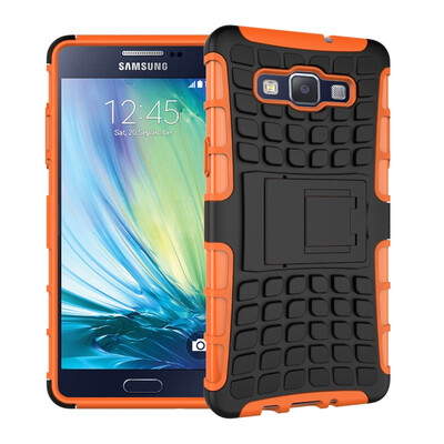 

Fivice Samsung A5 Case TPU anti-fall tire pattern back clip bracket phone case