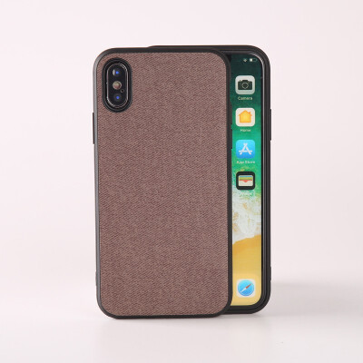 

Phone Cases For iPhone X Xs Max Cover abrasive PU leather Soft TPU Silicone Case For iPhone 6 6S 7 8 Plus Case