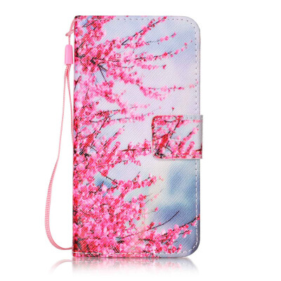 

Plum Blossom Design PU Leather Flip Cover Wallet Card Holder Case for Samsung Galaxy S4/I9500