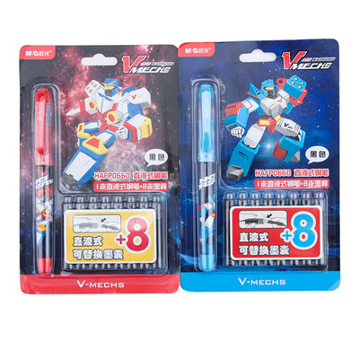 

Morning light M & G Transformers 1 pen 8 ink cartridges black appearance random pen HAFP0660