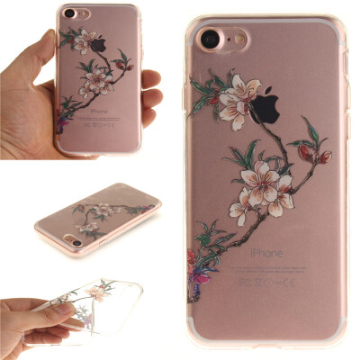 

Azalea Pattern Soft Thin TPU Rubber Silicone Gel Case Cover for IPHONE 7