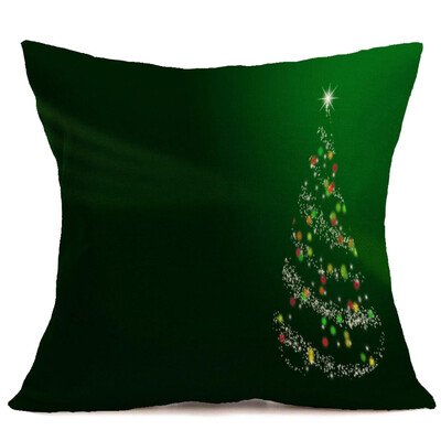 

UpperX Vintage Christmas Cartoon Sofa Bed Home Decoration Festival Pillowcase Cushion Cover Christmas lights