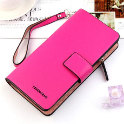 

US Women Clutch Leather Wallet Long Card Holder Phone Bag Case Purse Handbags