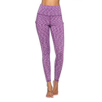 

Womens yoga pants High waist&quick dry fitness running Nine pants