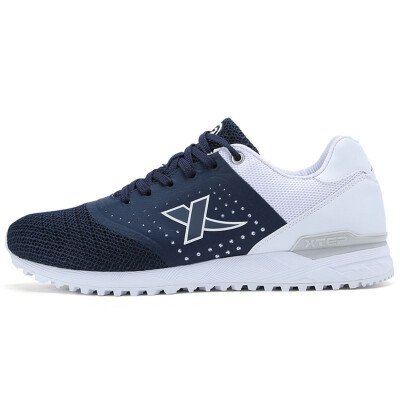 

(XTEP) men's shoes casual shoes men's net breathable sports shoes fashion running shoes 983219329282 blue white 42 yards