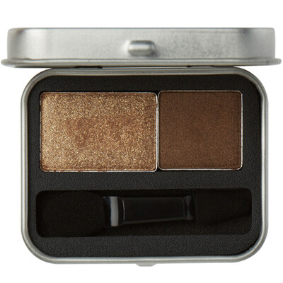 

Too cool for school) art class desire two-color eye shadow box # 4 gold + brown 2g (eye shadow pearl earth color