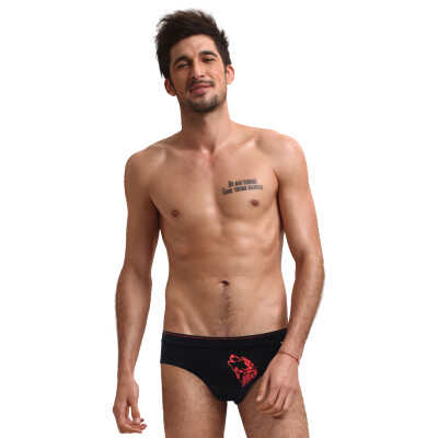 

Seven wolves SEPTWOLVES men&39s underwear men&39s cotton in the waist breathable sports triangle underwear four multi-color D3501-4 M