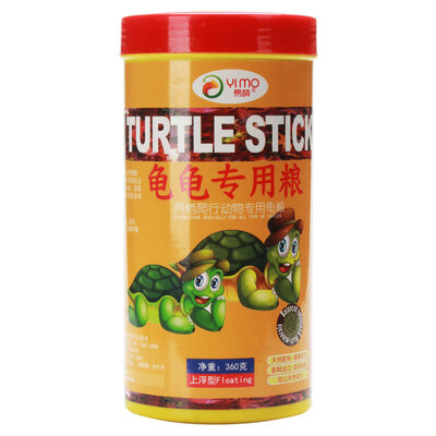 

Yi Meng turtle food turtle feed pet live Brazil turtle snapping turtle tangerine shrimp flavor feed up 180g