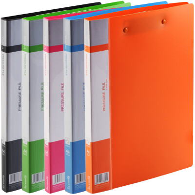 

Comix) 5 color matching installed A4 Huan Yan series double strong folder / folder A7315 office stationery