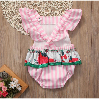 

Newborn Baby Girls Romper Jumpsuit Bodysuit Outfits Clothes Set Sunsuit