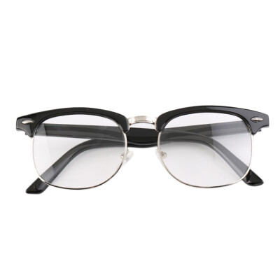 

Fashion Retro Optical Half Frame Clear Lens Glasses Nerd Geek Eyewear