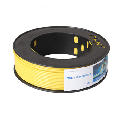 

Zhengtai CHNT wire&cable 25 square yellow 100 meters single copper lighting power cord