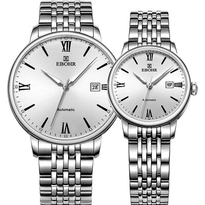 

According to wave (EBOHR) watch the city classic series of simple atmosphere white flour machine couple table 3614