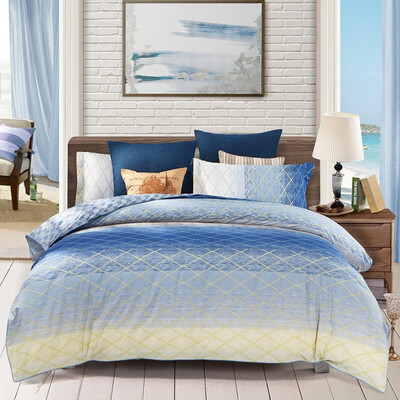 

MERCURY print cotton bed set/bed kit (duvet cover/bed sheet/pillowcase)