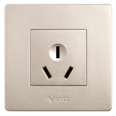 

Bull BULL switch socket G07 series 16A high power three hole air conditioning socket 86 type panel G07Z104 U6 champagne gold