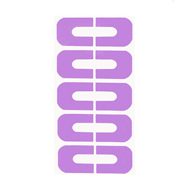 

MyMei 10Pcs/Sheet U-shape Nail Polish Varnish Holder Finger Cover Sticker Spill-proof
