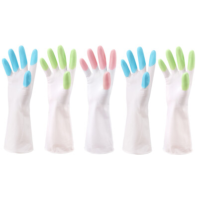 

MANMIAO Housework Latex Rubber Gloves to Clean Waterproof Rubber Gloves