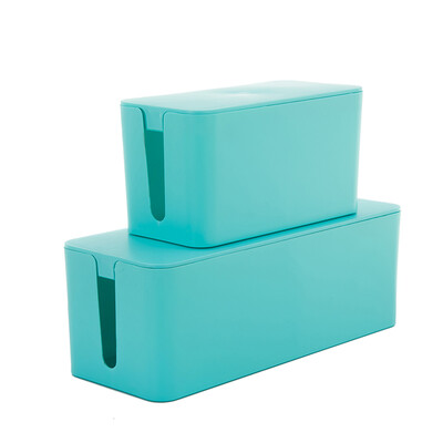 

Citylong plastic storage box power cord storage box home office one large one small combination storage box set two-piece tilva