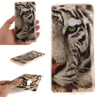 

White Tiger Pattern Soft Thin TPU Rubber Silicone Gel Case Cover for XIAOMI Note2