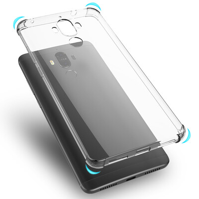 

Cool Le Feng shatter-resistant shell Huawei MATE9 mobile phone shell transparent protective cover TPU shell cushion drop all-inclusive soft shell for Huawei MATE9