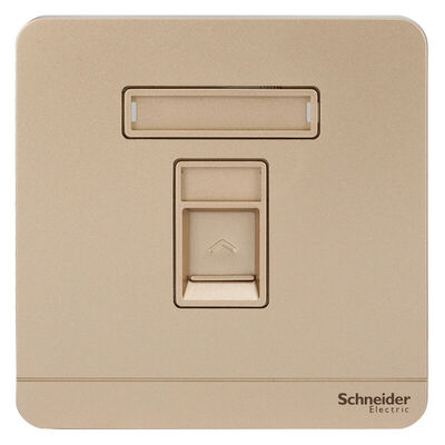 

Schneider (Schneider) switch socket phone computer socket panel is still a series of twilight gold