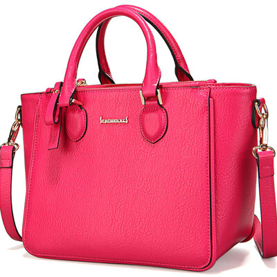 

Seven wolves SEPTWOLVES new women's handbags fashion trend simple wild ladies handbag shoulder bag rose red 2A5355101-37