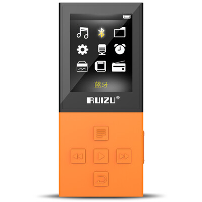 

RUIZU X18 Orange Sport MP3 Wireless Bluetooth HIFI lossless music player with screen mini