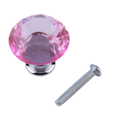 

Crystal Cupboard Cabinet Dresser Drawer Wardrobe Door Knobs Pull Handle 30mm