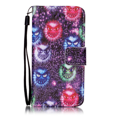 

Little Monster Design PU Leather Flip Cover Wallet Card Holder Case for IPHONE 5S