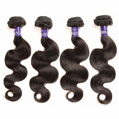 

Cheap Brazilian Hair Body Wave 4 Bundle 8A Unprocessed Virgin Hair Weave 100% Human Hair Extension Body Wave Brazilian Virgin Hair