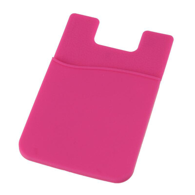 

Fashion Adhesive Sticker Back Cover Card Holder Case Pouch For Cell Phone