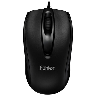 

Fuller Fühlen L102 wired optical mouse male&female home with laptop computer mouse black