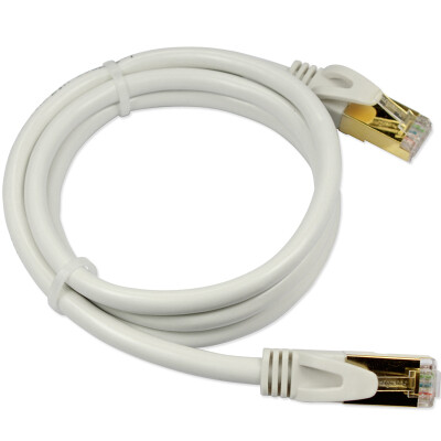 

PowerSync CAT701PW seven lines of cable 1 m round double shielded Gigabit copper cable pearl white