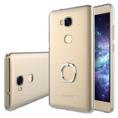 

KOOLIFE славы играть 5X телефон случае защитная крышка Huawei славы играть 5X палец пряжки кронштейн мягкой оболочки / творческий кронштейн падение прозрачной оболочки талрепа отверстие